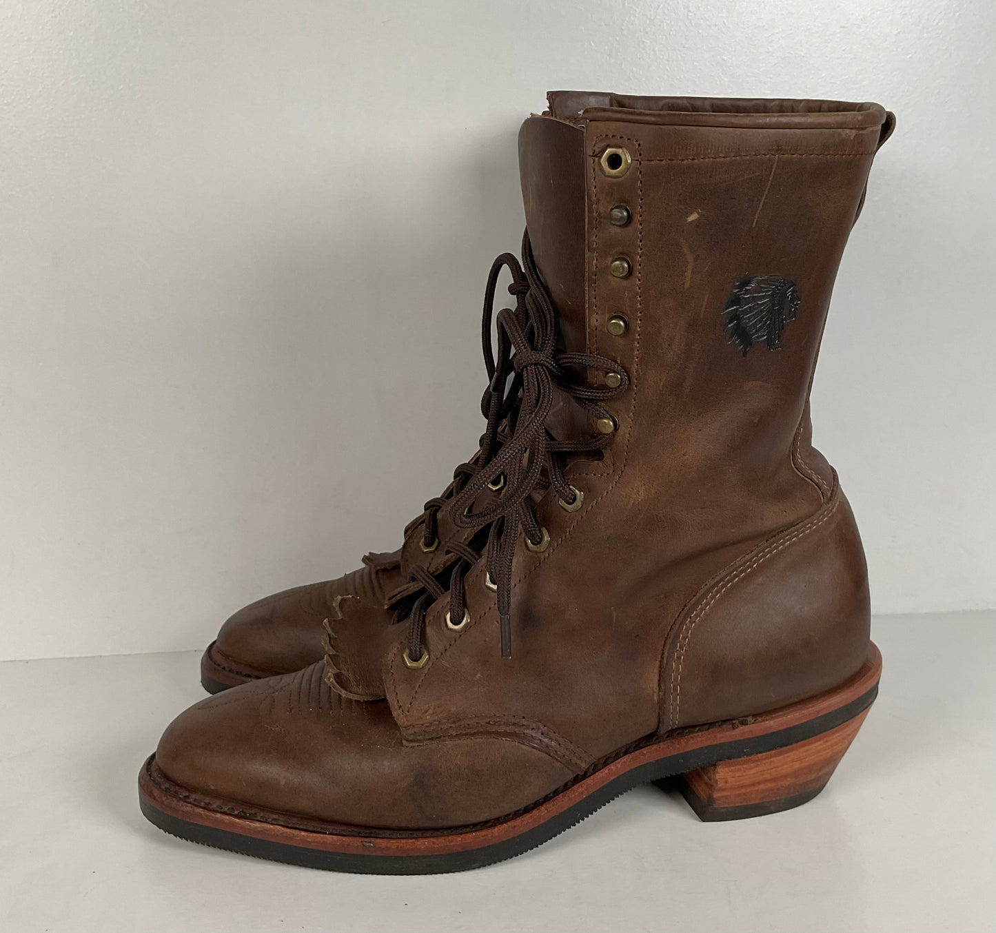 Chippewa Kiltie Packer Boots | Soft Toe | USA Made | Men’s 13 D