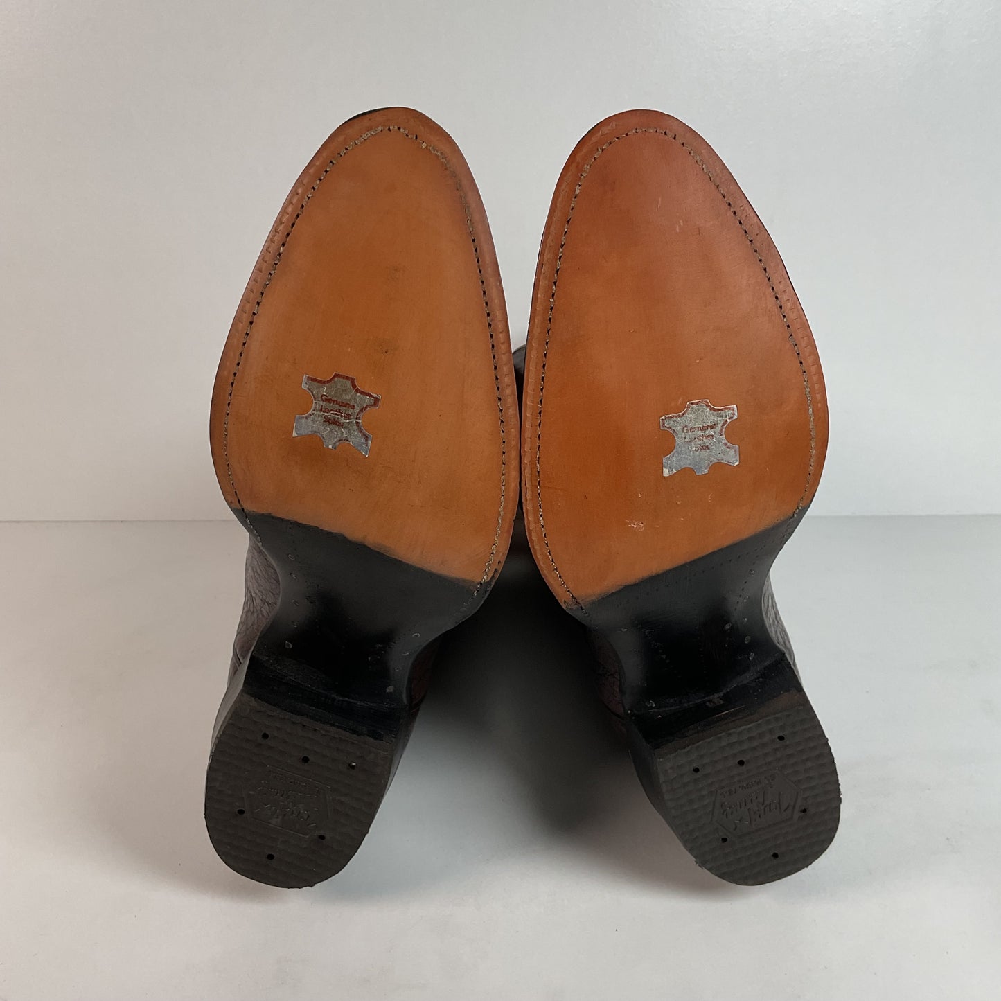 Vintage Tony Lama Caribou Buckaroo Boots | Exotic | Gold Label | Cowboy | 11 E