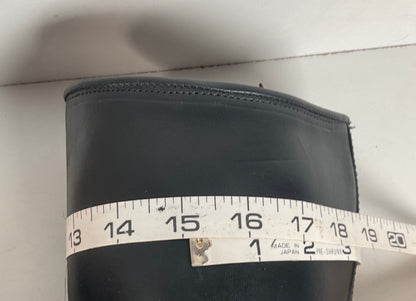 Frye John Addison Engineer Boots 11.5 M USA Made Black Calf