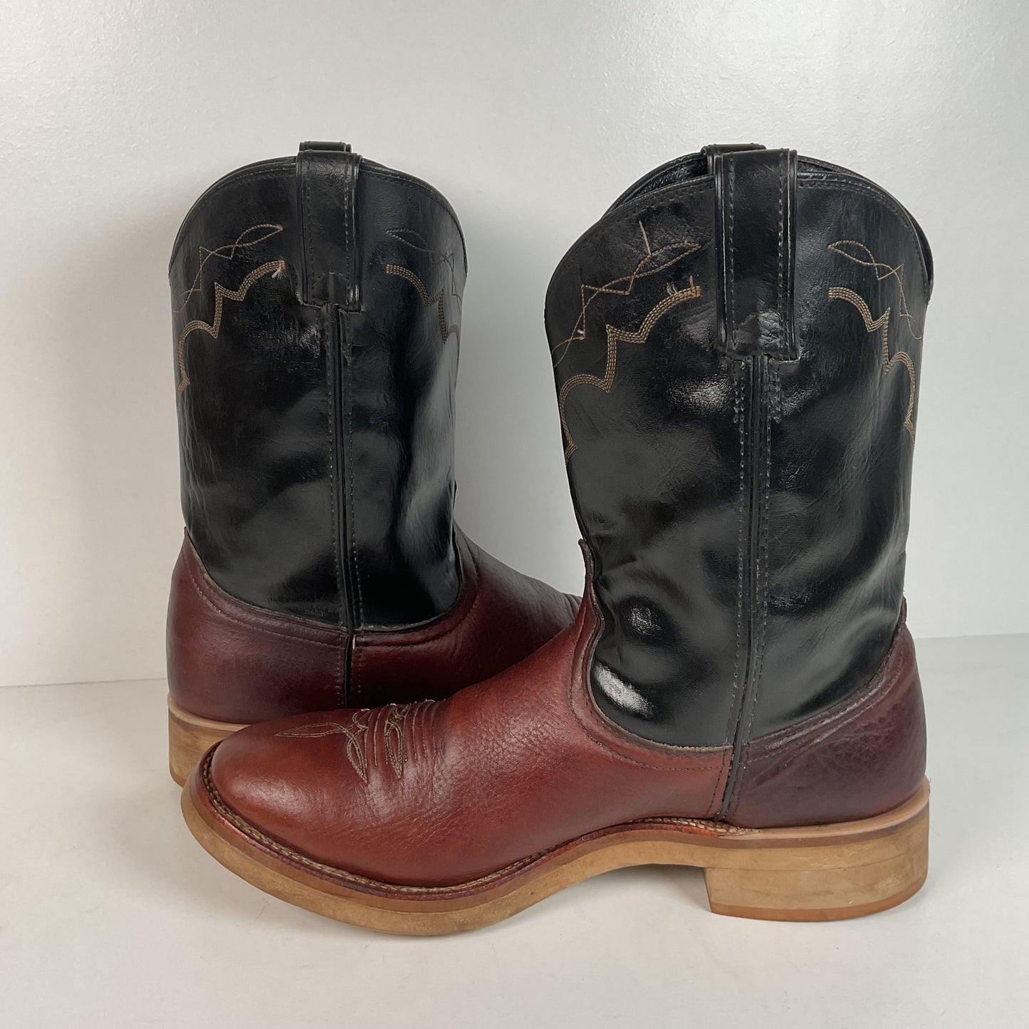 Vintage Laredo Crepe Roper Boots | Cowboy | USA Made | Men’s 13 D