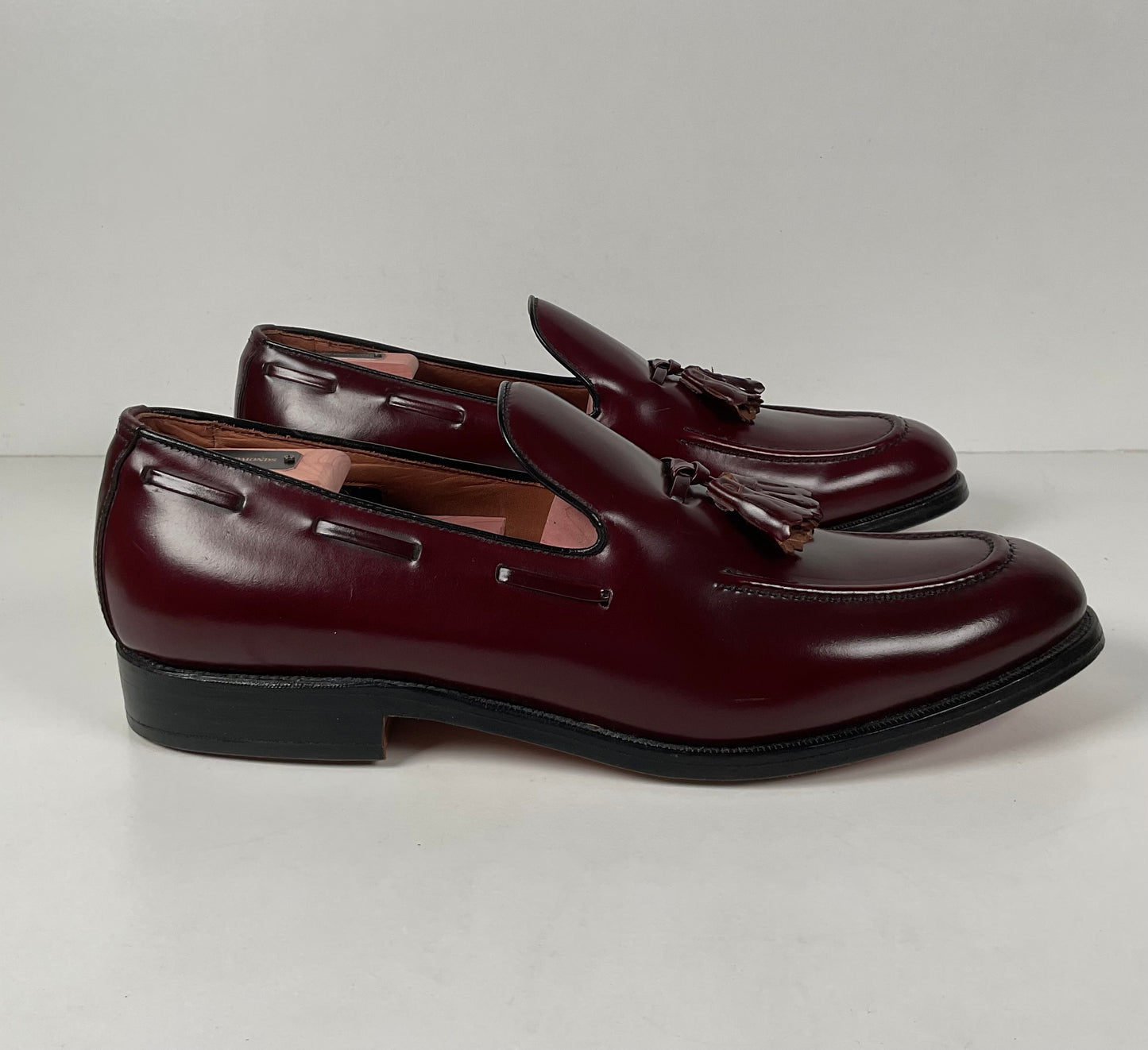 Vintage Allen Edmonds Saratoga Tassel Loafers | Burgundy Calf | Men’s 10 B