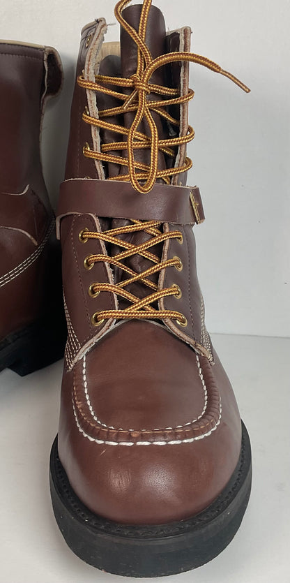 Vintage Rail Road Tanker Boots 9.5 E USA Made Steel Toe