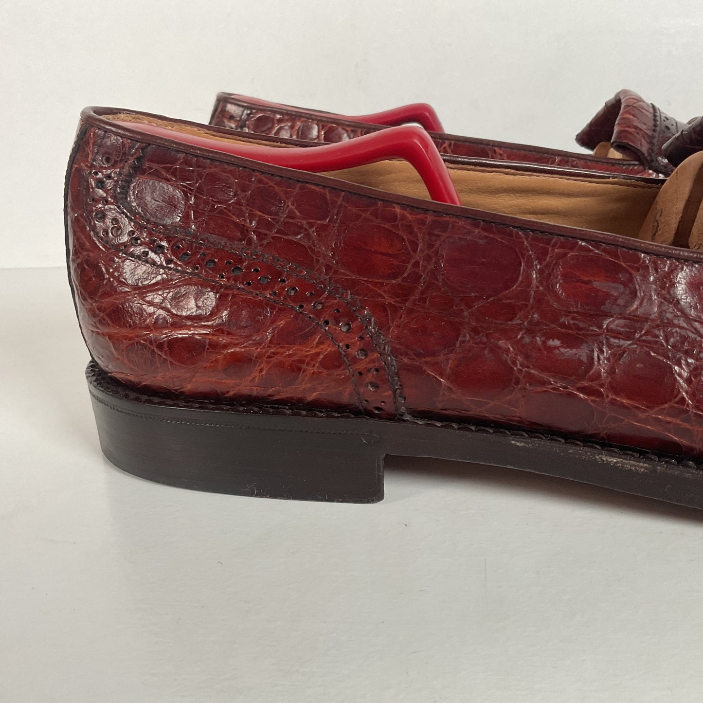 Vintage Foster Rainey Tassel Loafers | Full Crocodile | Exotic | Men’s 12