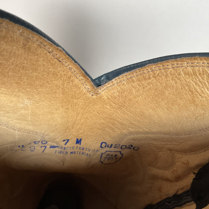 Vintage Dan Post Cowgirl Boots | USA Made | Tooled Inlays | Women’s 7 M
