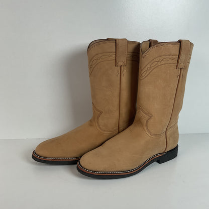 Justin Elk Skin Roper Boots | Tekno Crepe | USA Made | Women’s 7 B