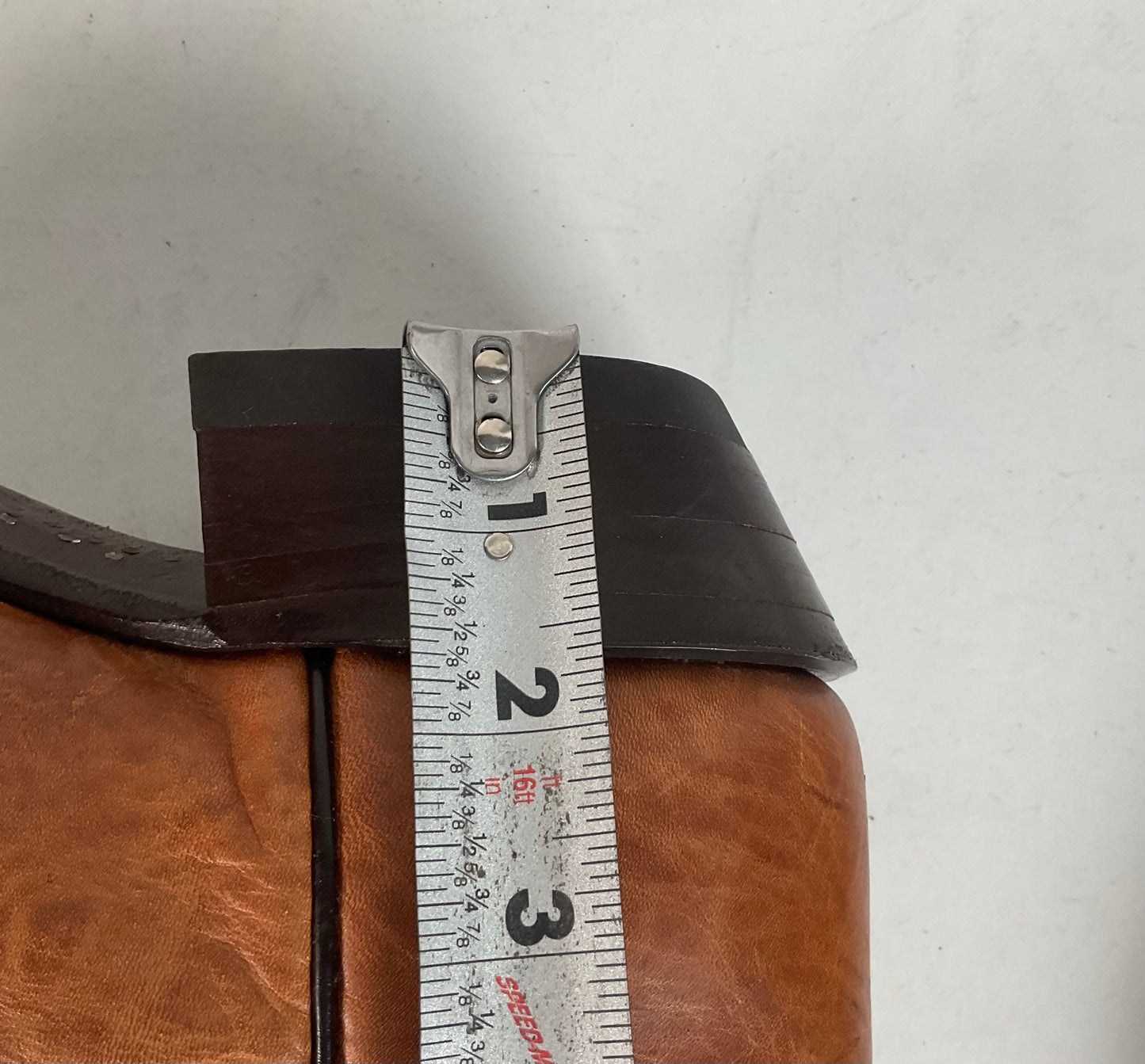 Vintage Tony Lama Gold Label Cowboy Boots — Pecan Bull Shoulder — Men’s 9 D