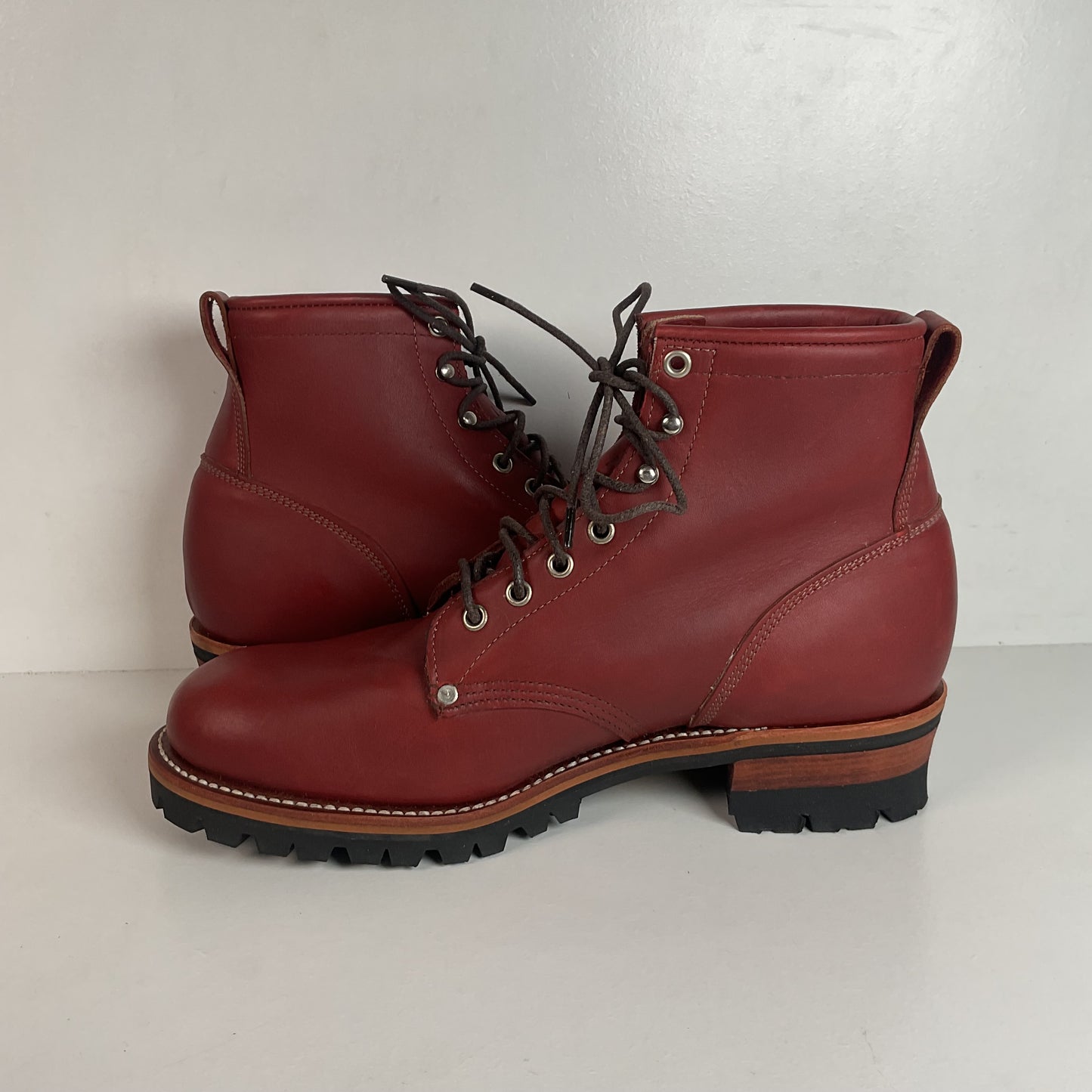 Chippewa Redwood Lace Up Boots 11.5 D USA Made