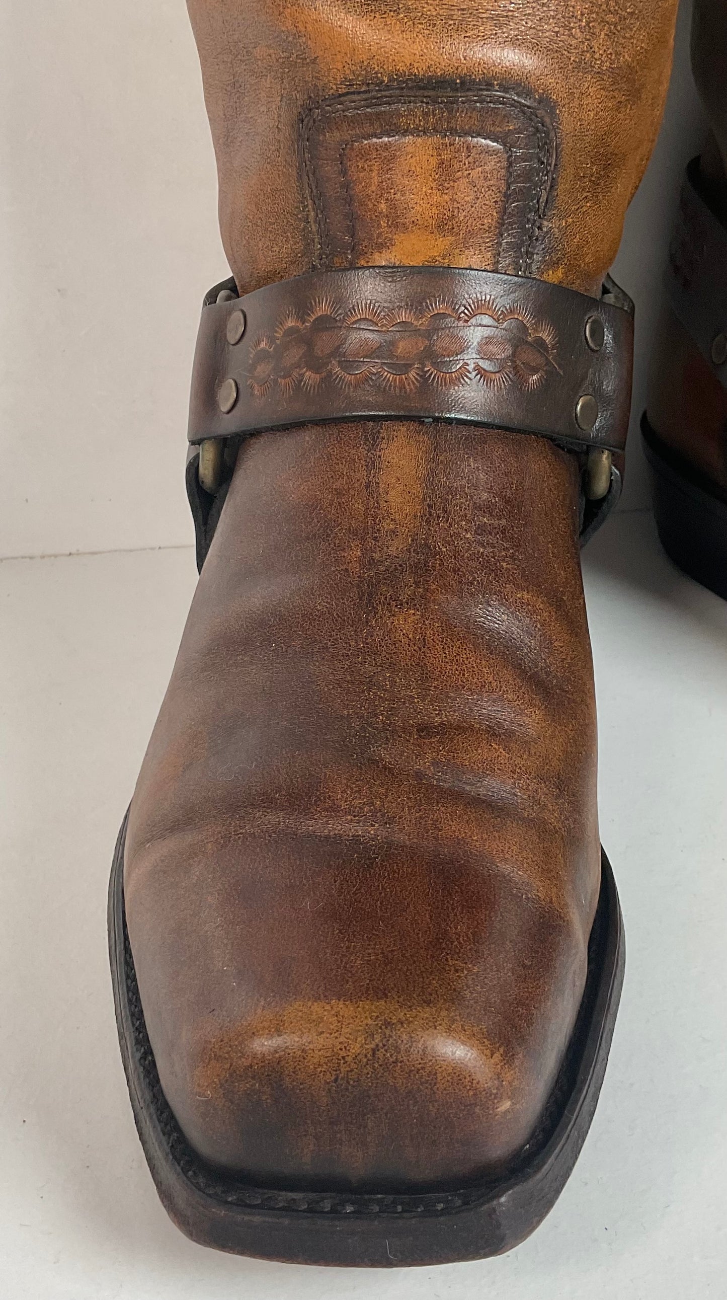 Vintage Frye Black Label Harness Boots Men’s 10 D USA Made