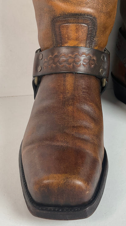 Vintage Frye Black Label Harness Boots Men’s 10 D USA Made
