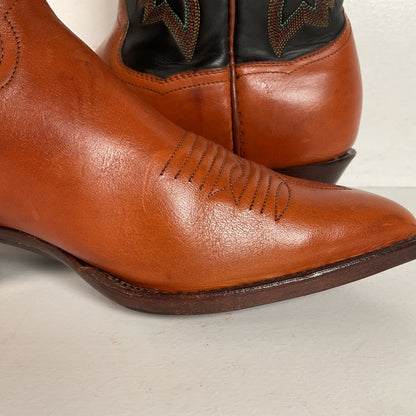 Vintage Panhandle Slim Cowgirl Boots | Sienna Brown | Women’s 8.5 B