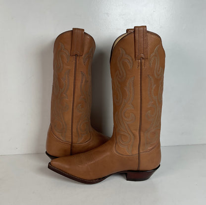 Vintage Sanders Cowgirl Boots 6.5 B Snip Toe Hand Crafted