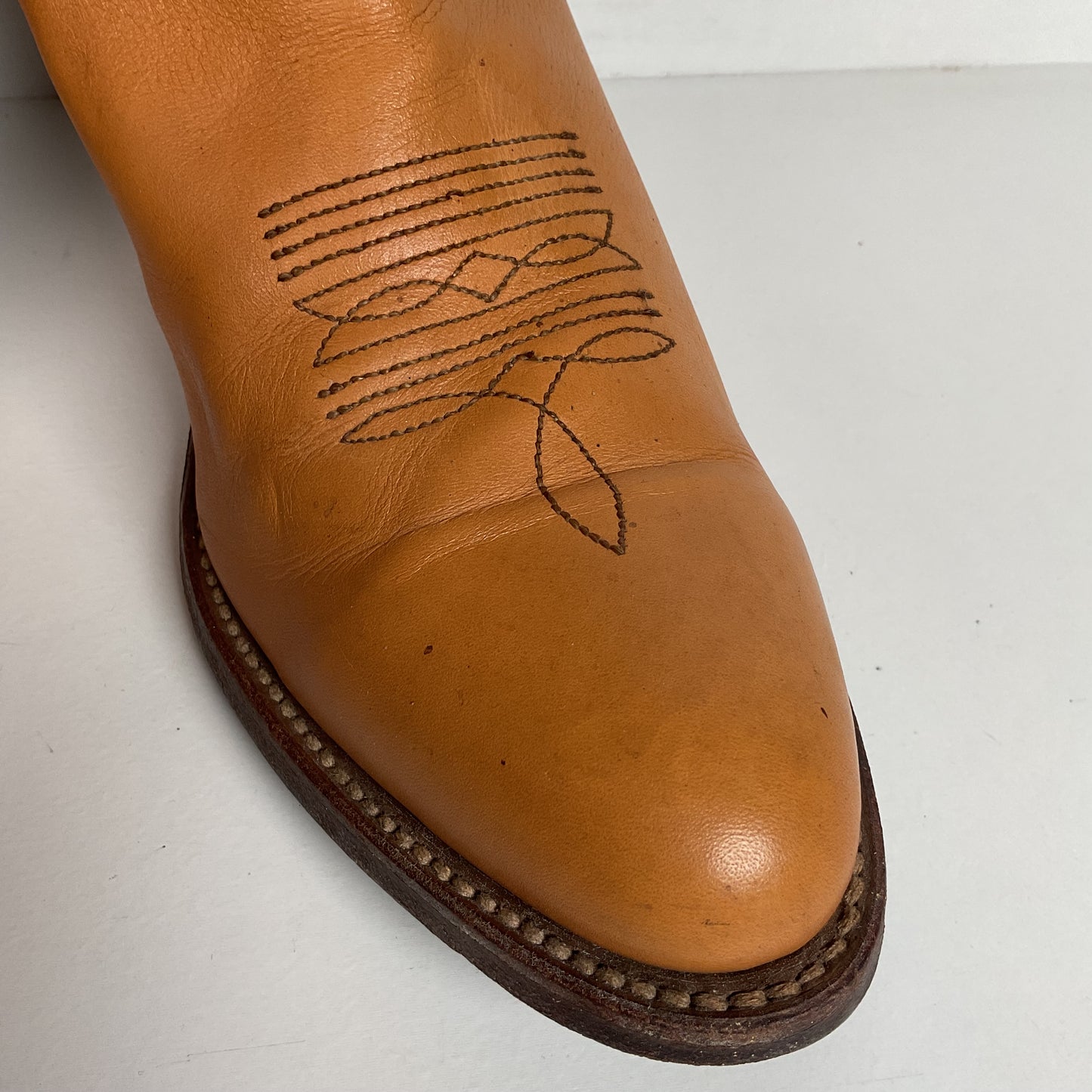 Vintage Frye Billy Cowboy Boots | USA Made | Butterscotch | Men’s 9.5 D