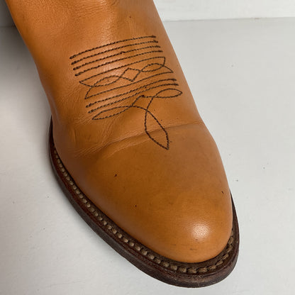 Vintage Frye Billy Cowboy Boots | USA Made | Butterscotch | Men’s 9.5 D