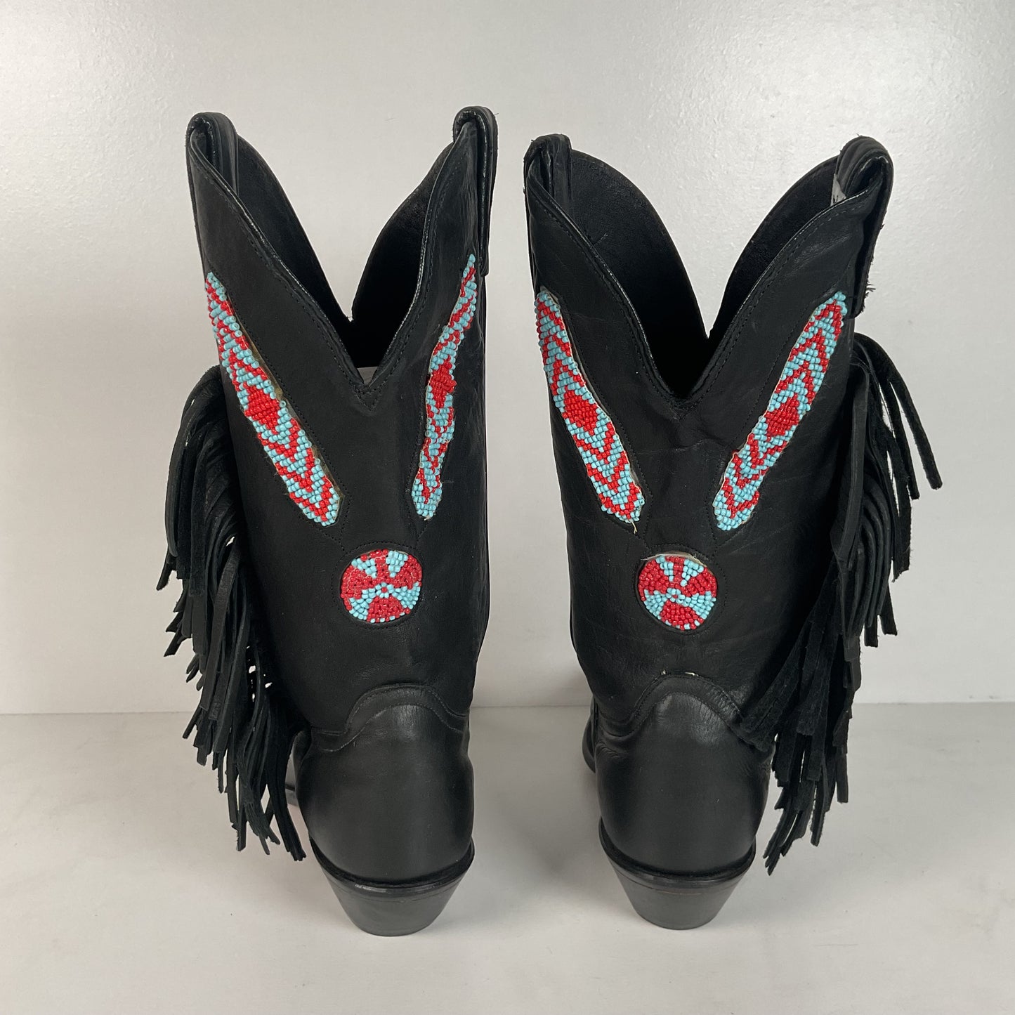 Dan Post for Code West Navajo Fringe Cowgirl Boots | USA Made | Women’s 7.5