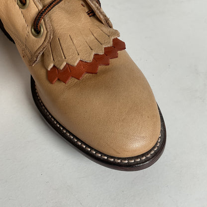 Vintage Larry Mahan Packer Boots | Cowgirl | Lace Up | USA Made | Women’s 8 M