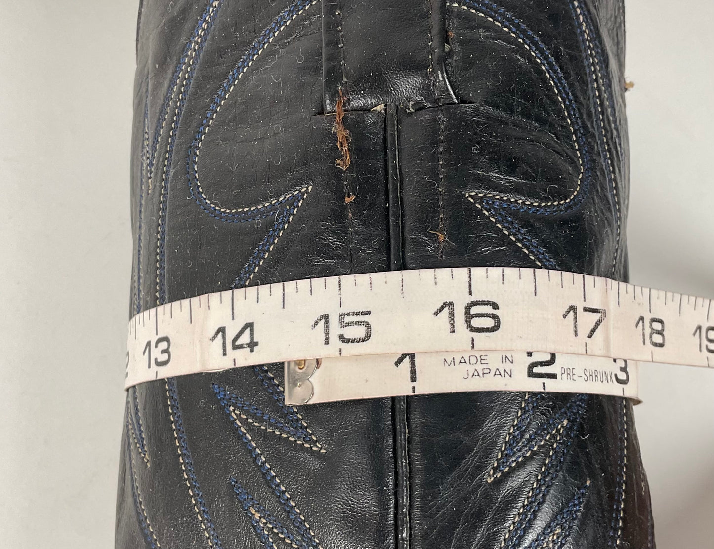 Vintage Shark Skin Cowboy Boots | Exotic | Grey | Men’s 8.5 D