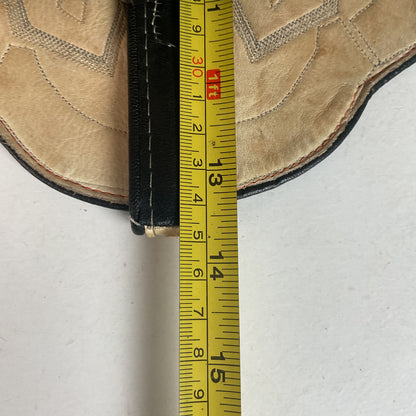 Diamondback Rattlesnake Cowboy Boots | Custom Made | Collar Overlay | Men’s 10 B