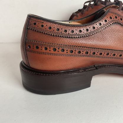 Vintage 1970s Nettleton Longwing Derby Shoes 8.5 D USA Made