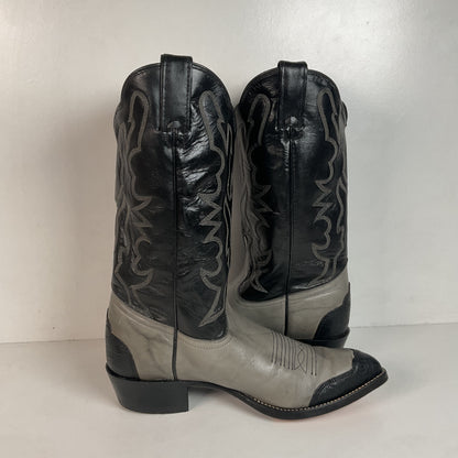 Vintage Imperial Shark Skin Cowboy Boots 10.5 D USA Made Triad