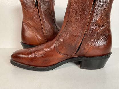 Vintage Laredo Western Ankle Boots | Side Zip | USA Made | Men’s 10.5 EE