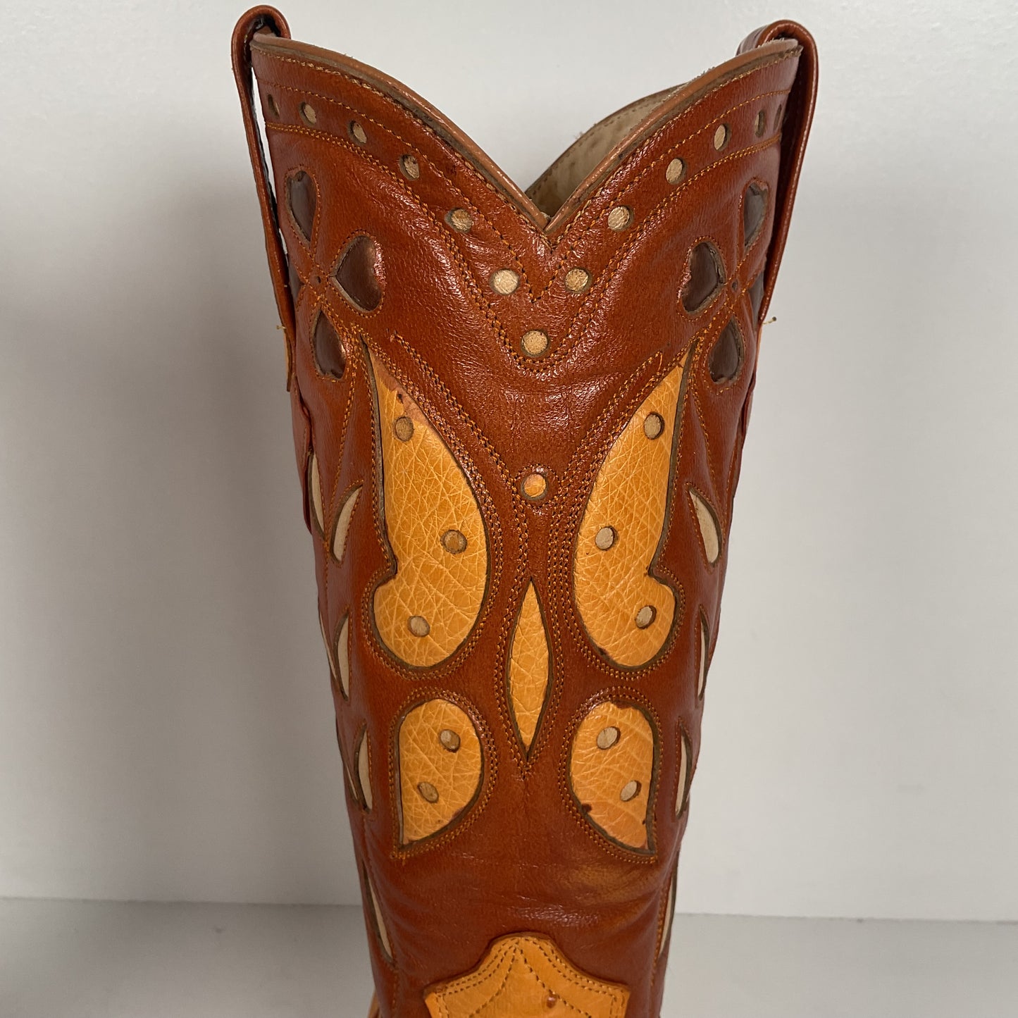 Cuadra Butterfly Cowgirl Boots | Tooled Ostrich Inlays | Exotic | Women’s 7
