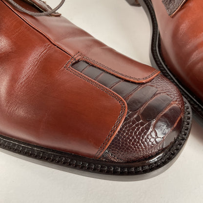 Belvedere Ostrich Leg Derby Shoes | Exotic | Men’s 10 M