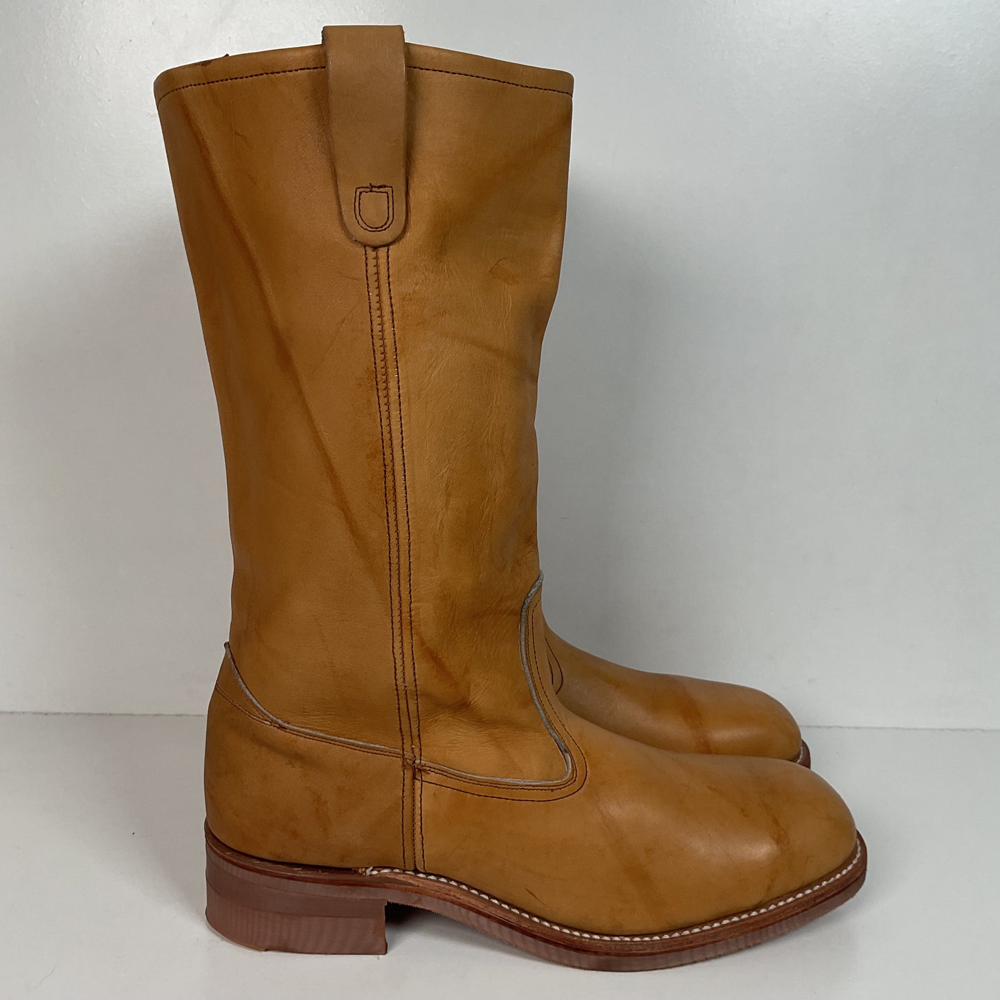 Vintage Hy-Test Banana Campus Boots Men’s 9.5 C Safety Toe USA Made