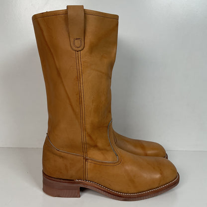 Vintage Hy-Test Banana Campus Boots Men’s 9.5 C Safety Toe USA Made