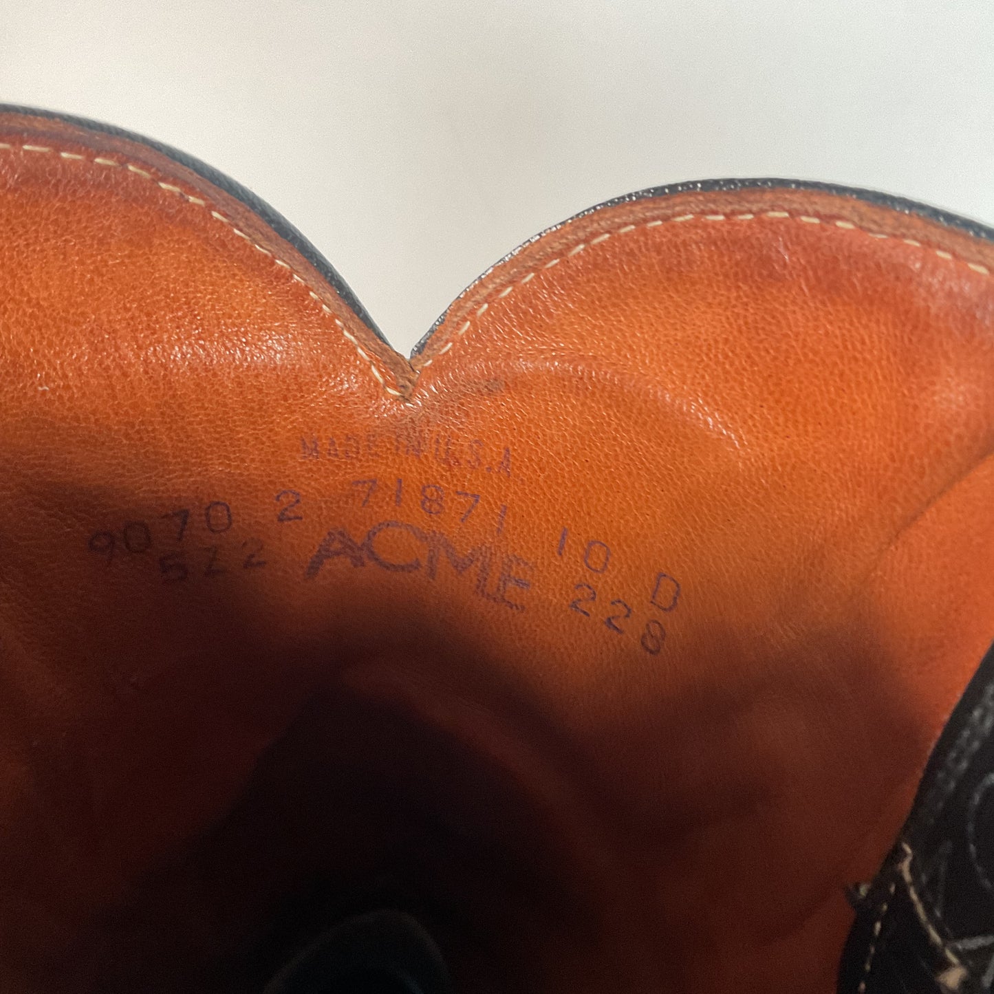 1960s Acme Wellington Roper Boots | Western | Original Box | Men’s 10 D