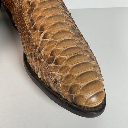 Vintage Laredo Python Snakeskin Cowboy Boots | Back Cut | USA Made | Men’s 10 D