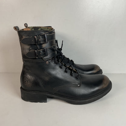 Diesel Double Buckle Harness Boots Men’s 44 EU | 10.5 US Only The Brave