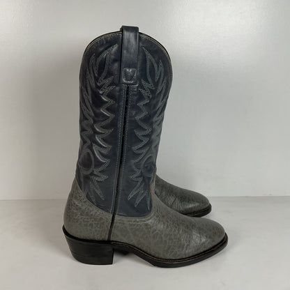 Vintage Red Wing Bullhide Cowboy Boots | USA Made | Grey | Men’s 8.5 D