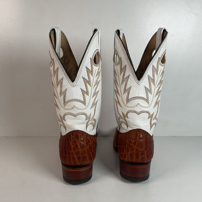 Larry Mahan Cowgirl Roper Boots 7 B Punchy Sunset Renegade