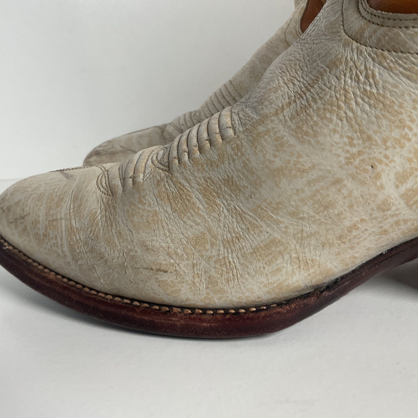Vintage J. Chisholm Antelope Cowboy Boots | Exotic | USA Made | Men’s 9.5 D