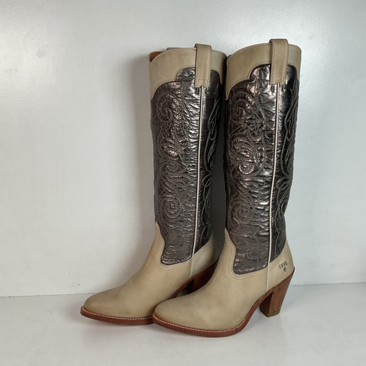 Frye Women’s Mustang Riding Boots 8 M Made In Spain