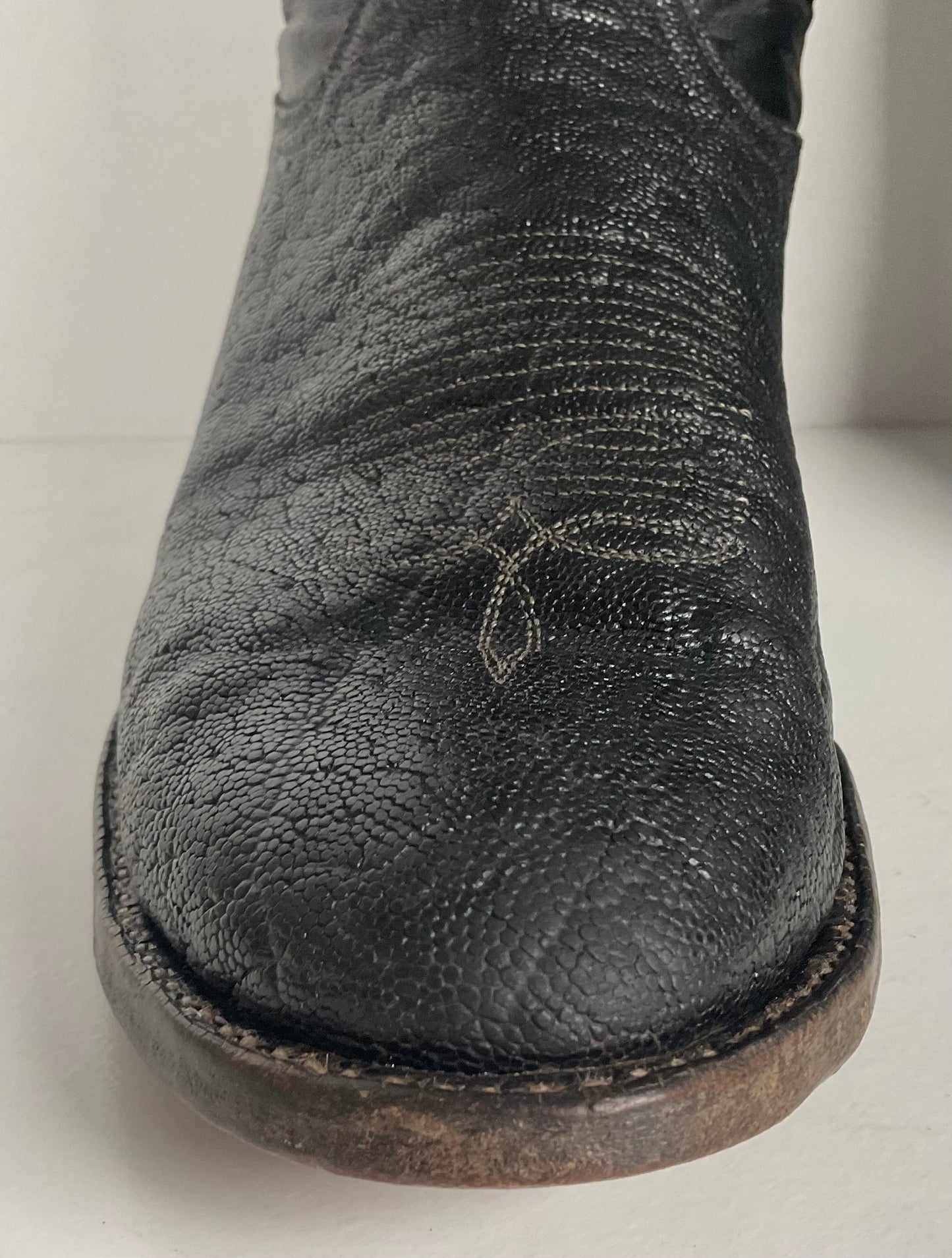 Vintage Tony Lama Cowboy Boots | Nocona Belt | Safari | Gold Label | Men’s 10 D