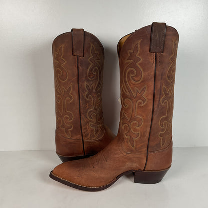 Vintage Justin Bay Apache Cowboy Boots | USA Made | Men’s 8 EE