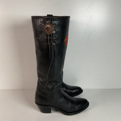 Lady Harley Davidson Motorcycle Boots | Tall | USA Made | Black | Women’s 7 M