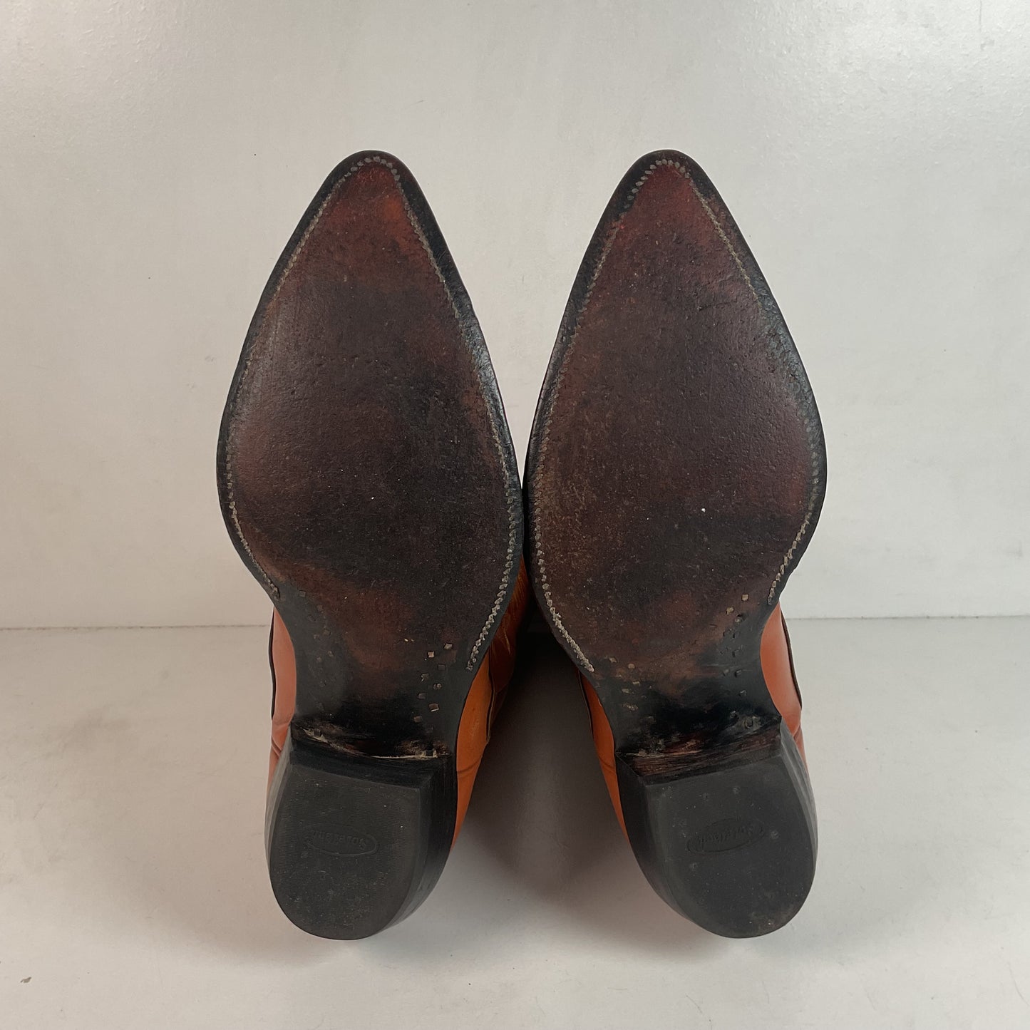 Vintage Justin Algonquin Toe Cowboy Boots | Old Fort Worth Label | Men’s 10.5 D