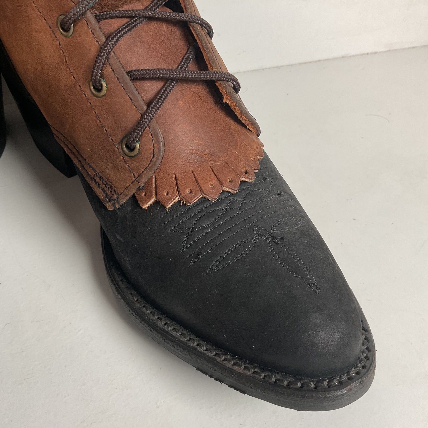 Vintage Abilene Packer Boots | USA Made | Granny | Lace Up | Women’s 7 M