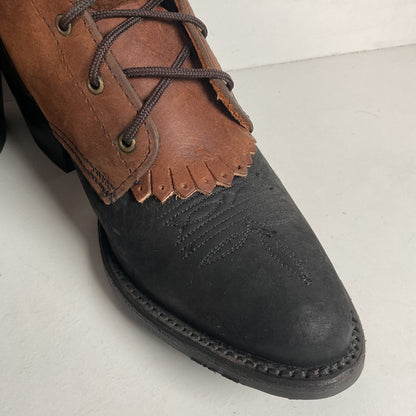 Vintage Abilene Packer Boots | USA Made | Granny | Lace Up | Women’s 7 M