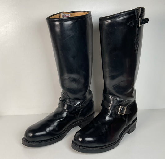 Chippewa Engineer Boots | Safety Toe | Distressed | USA Made | Men’s 13 EE