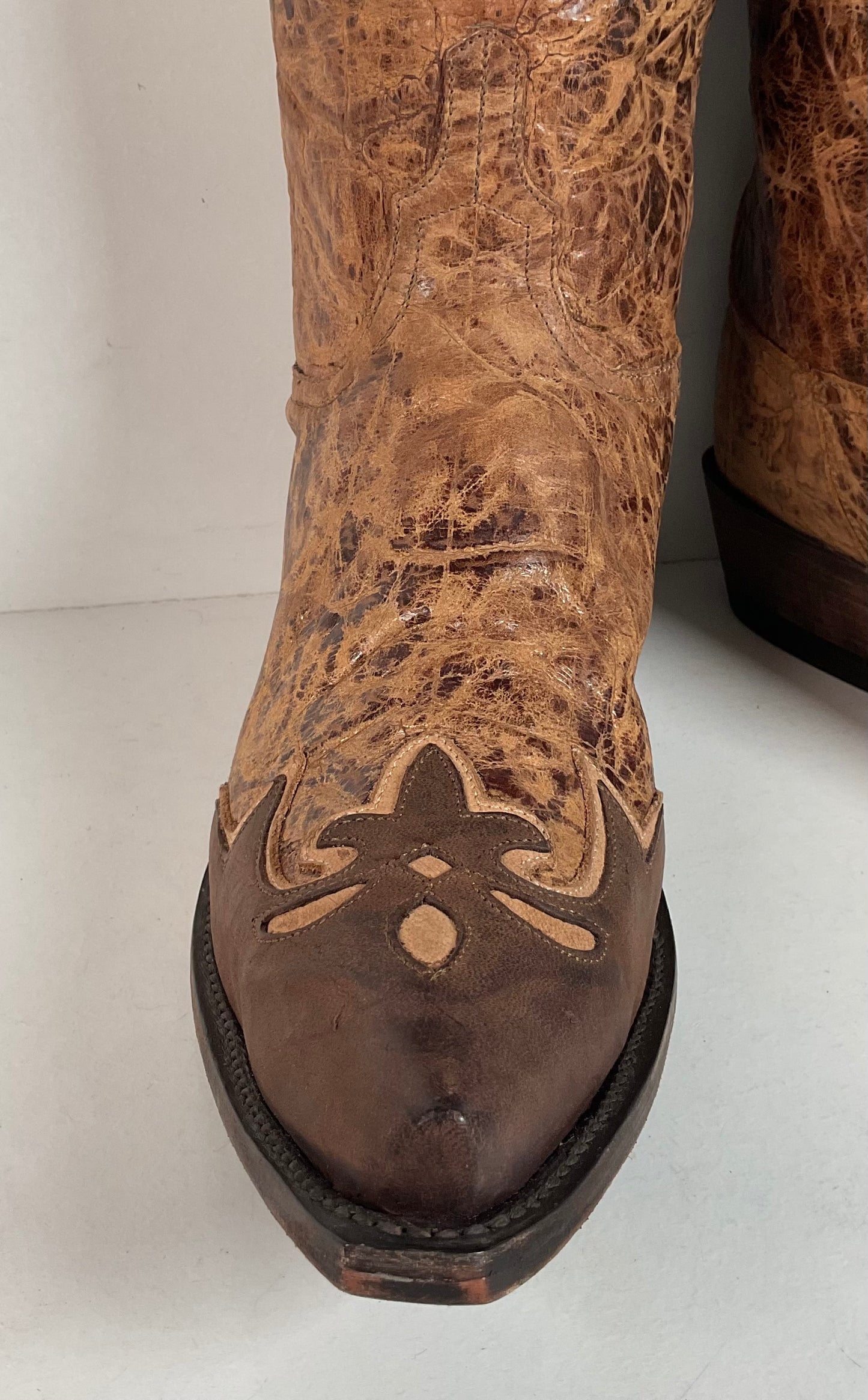 Lucchese Diva Delta Calf Cowgirl Boots 10 B USA Made Retired