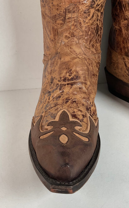 Lucchese Diva Delta Calf Cowgirl Boots 10 B USA Made Retired