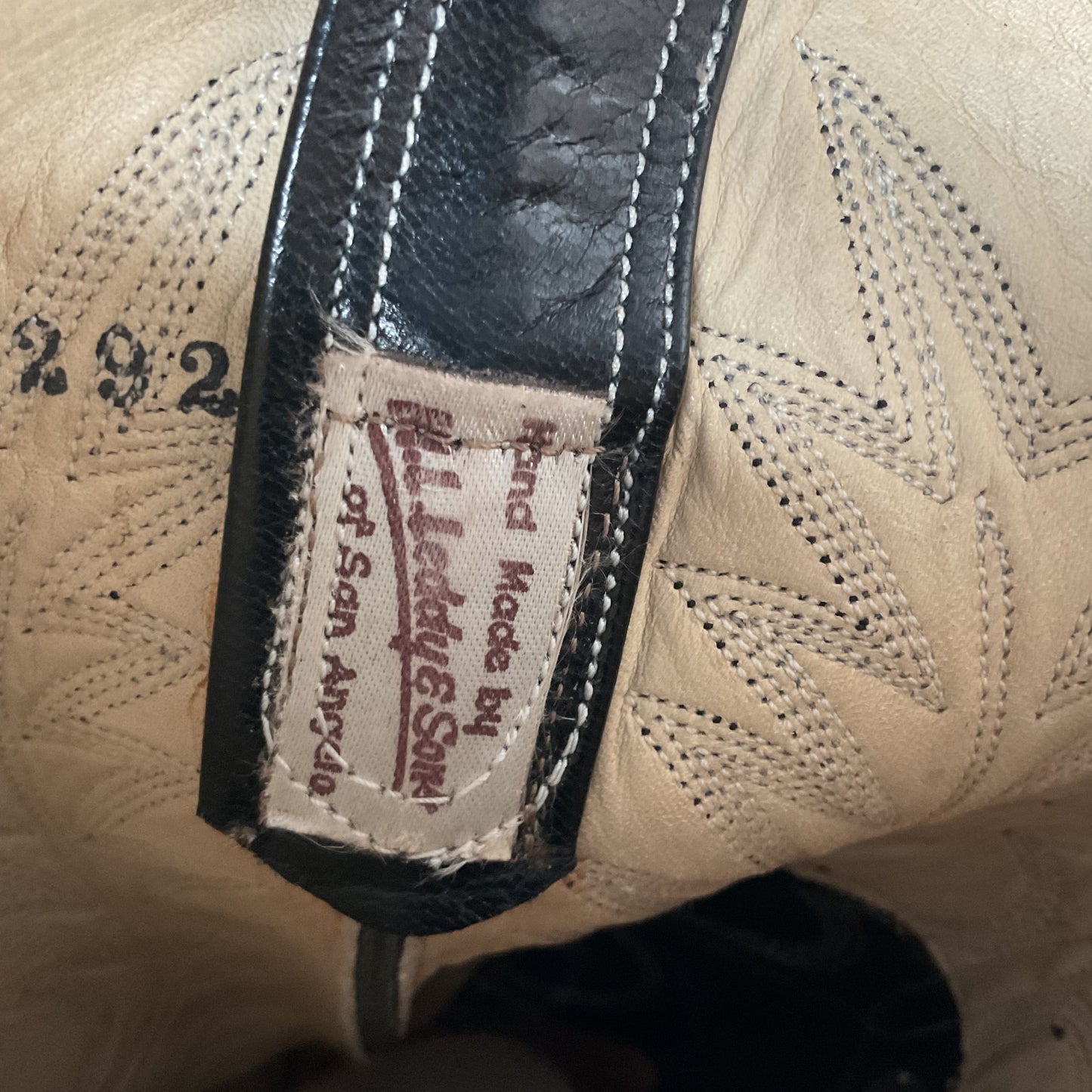 M.L. Leddy & Sons Cowgirl Boots | Black Calf | Custom | Women’s 6.5 AA