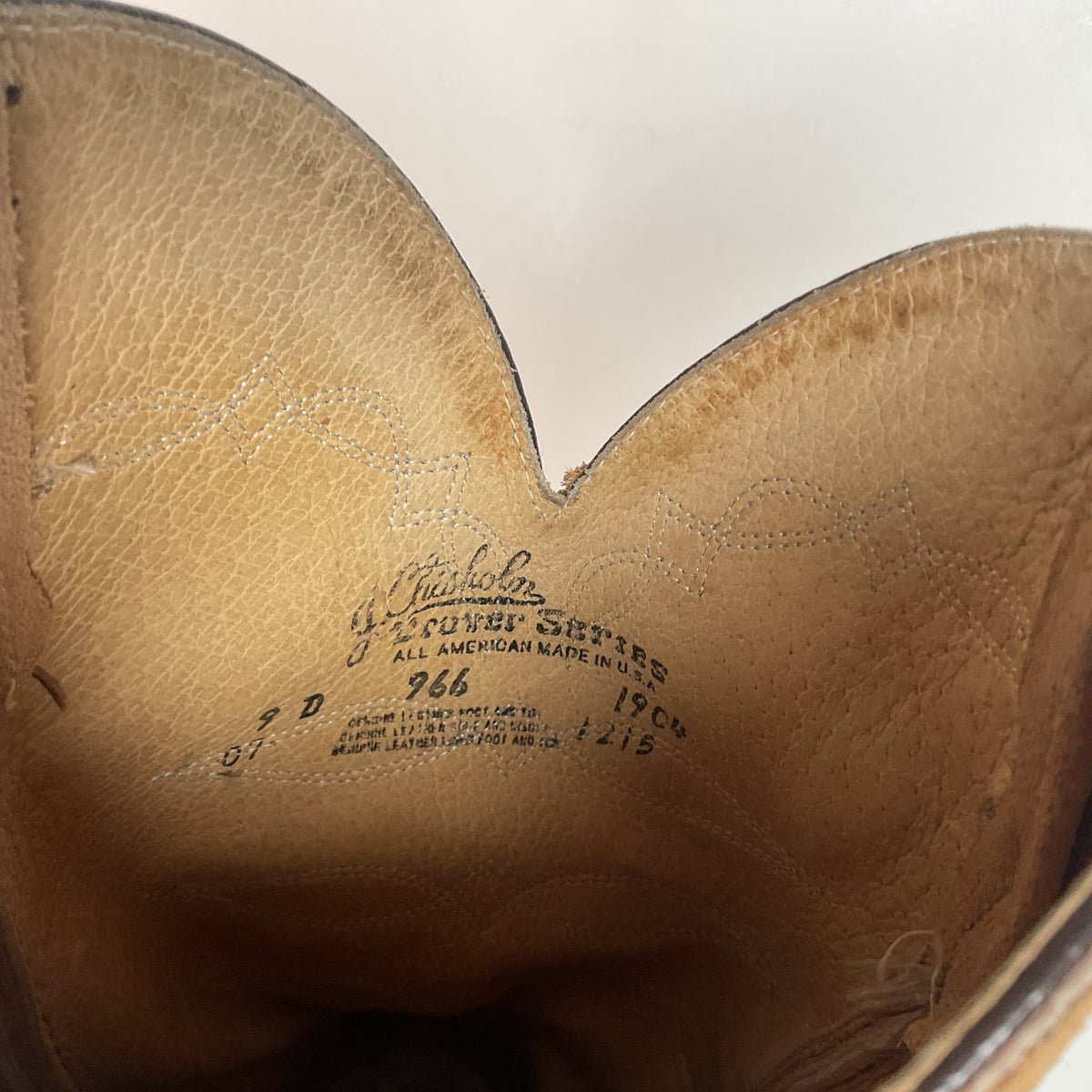 Vintage J. Chisholm Cowboy Boots | Full Suede Rough Out | USA Made | Men’s 9 D