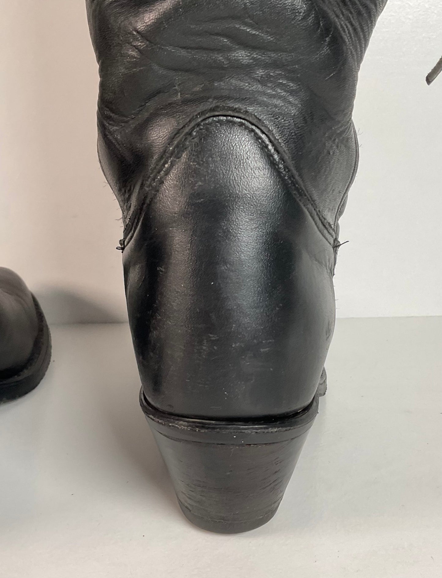 Lady Harley Davidson Motorcycle Boots | Tall | USA Made | Black | Women’s 7 M