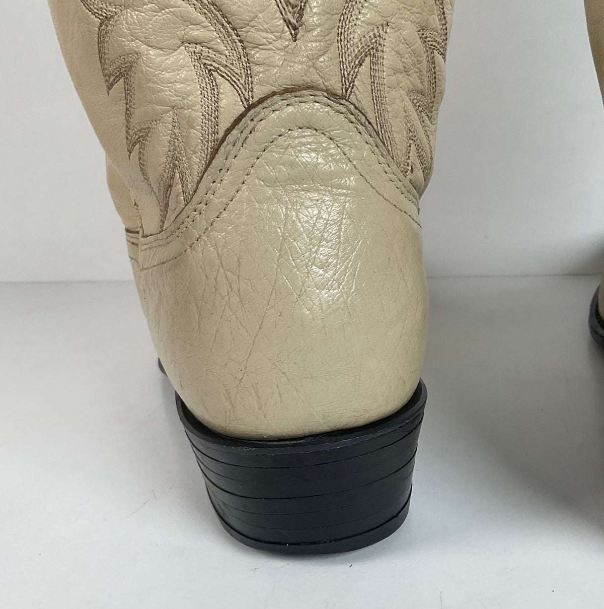 Vintage Dan Post Smooth Ostrich Cowboy Boots | Exotic | USA Made | 10.5 D