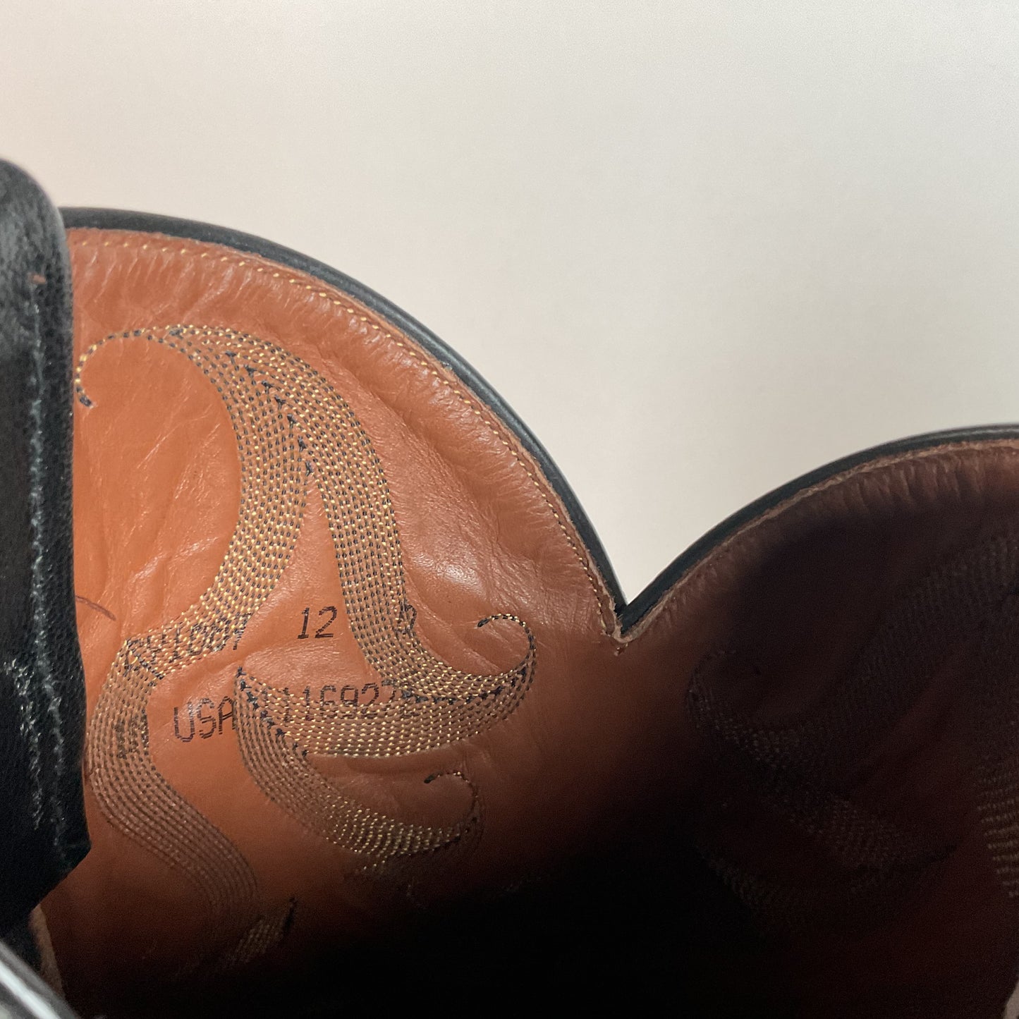 Tony Lama Royal Caiman Cowboy Boots | Exotic | Hornback | USA Made | 12 D