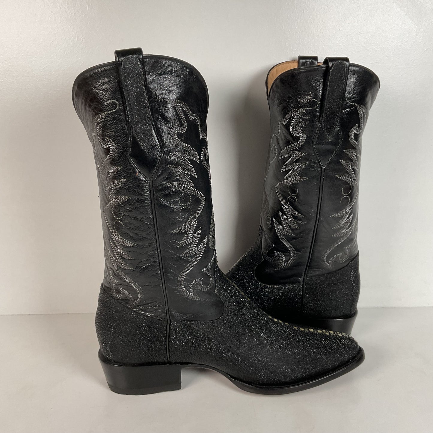 Sea Stingray Cowboy Boots | La Nacional | Matching Belt | Exotic | Men’s 9.5